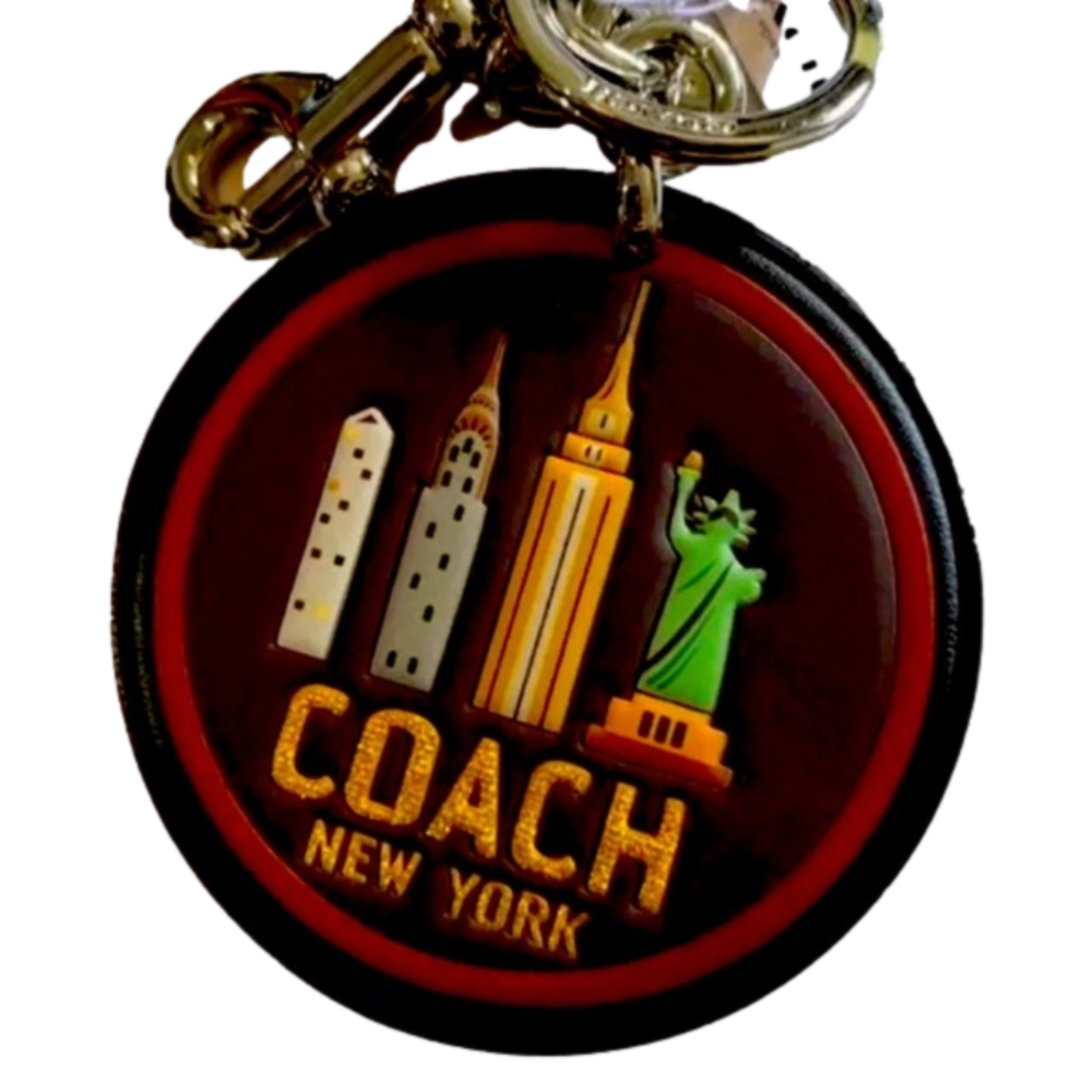 Coach Rare NYC KEY Fob or key chain NEW YORK CITY Unisex Out of Circulation